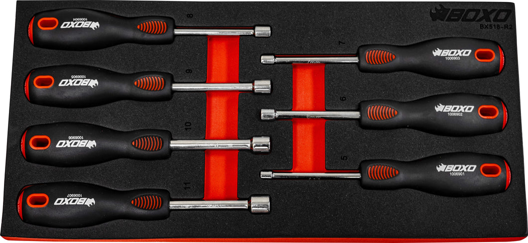 BOXO 7Pc Metric Nut Driver Handle Set | Boxo UK