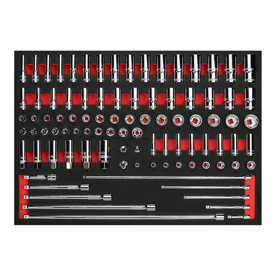 BOXO 93Pc 1/4" & 3/8" Master Socket Set | Boxo UK