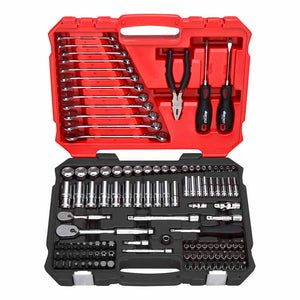 BOXO 122Pc 1/4" & 3/8" Master Tool Set