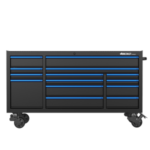 BOXO PRO 72" Matte 14 Drawer Roll Cabinet - Various Trim Options Available