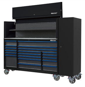 BOXO Full Height Side Locker for BOXO 72" Toolbox Stack - Black