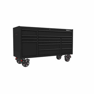 BOXO PRO 72" Matte 14 Drawer Roll Cabinet - Various Trim Options Available