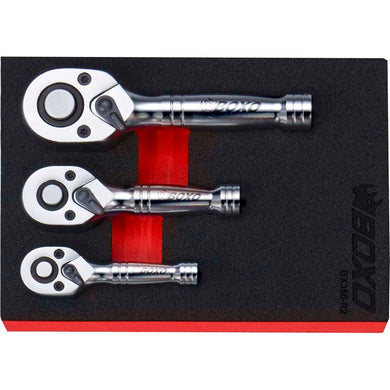 1/4" 3/8" 1/2" Stubby ratchet set-Boxo-Equipment | Boxo UK